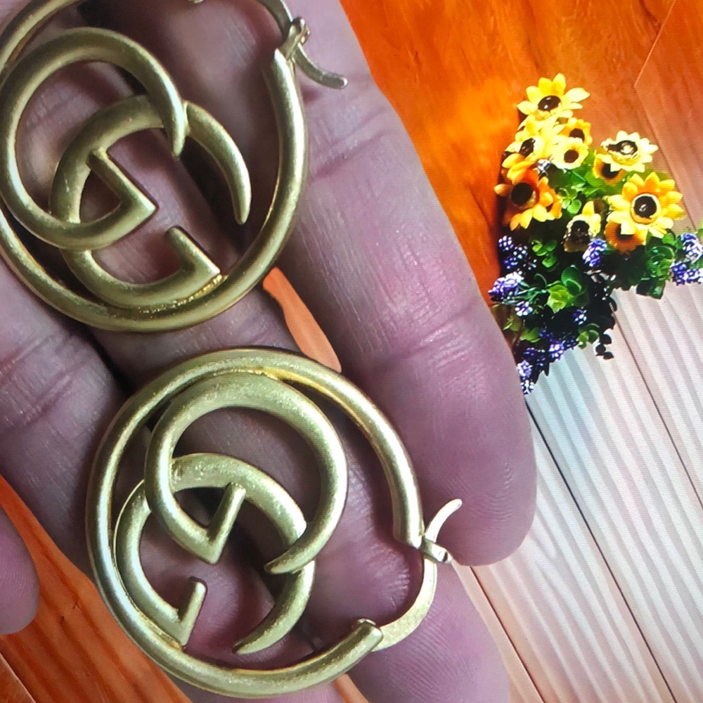 Gucci Gold Hoop Earrings